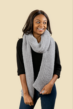 Load image into Gallery viewer, Luxxe Feather Yarn Scarf
