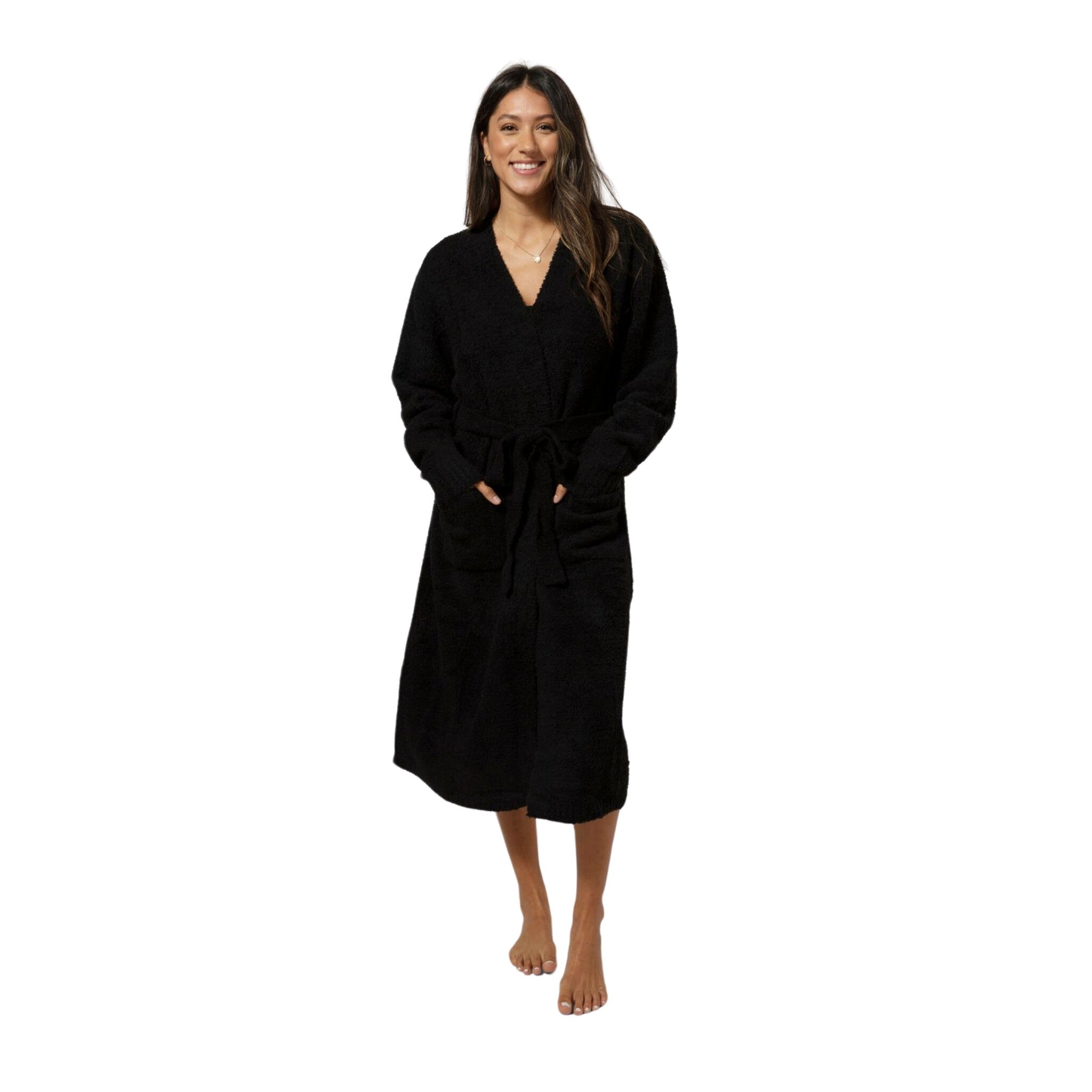Luxxe Feather Yarn Robe