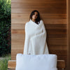 Luxxe Feather Yarn Throw