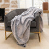 Luxxe Faux Fur Chinchilla Throw