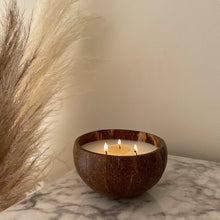 Load image into Gallery viewer, Luxxe Coconut Shell Candle
