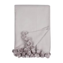 Load image into Gallery viewer, Luxxe Pom Pom Throw
